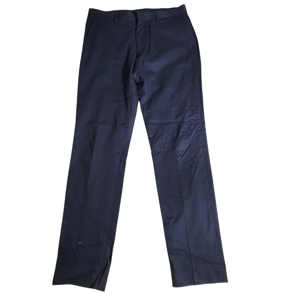 J.Crew Ludlow Slim Fit Navy Blue Dress Pants Trousers 32x34 Mens